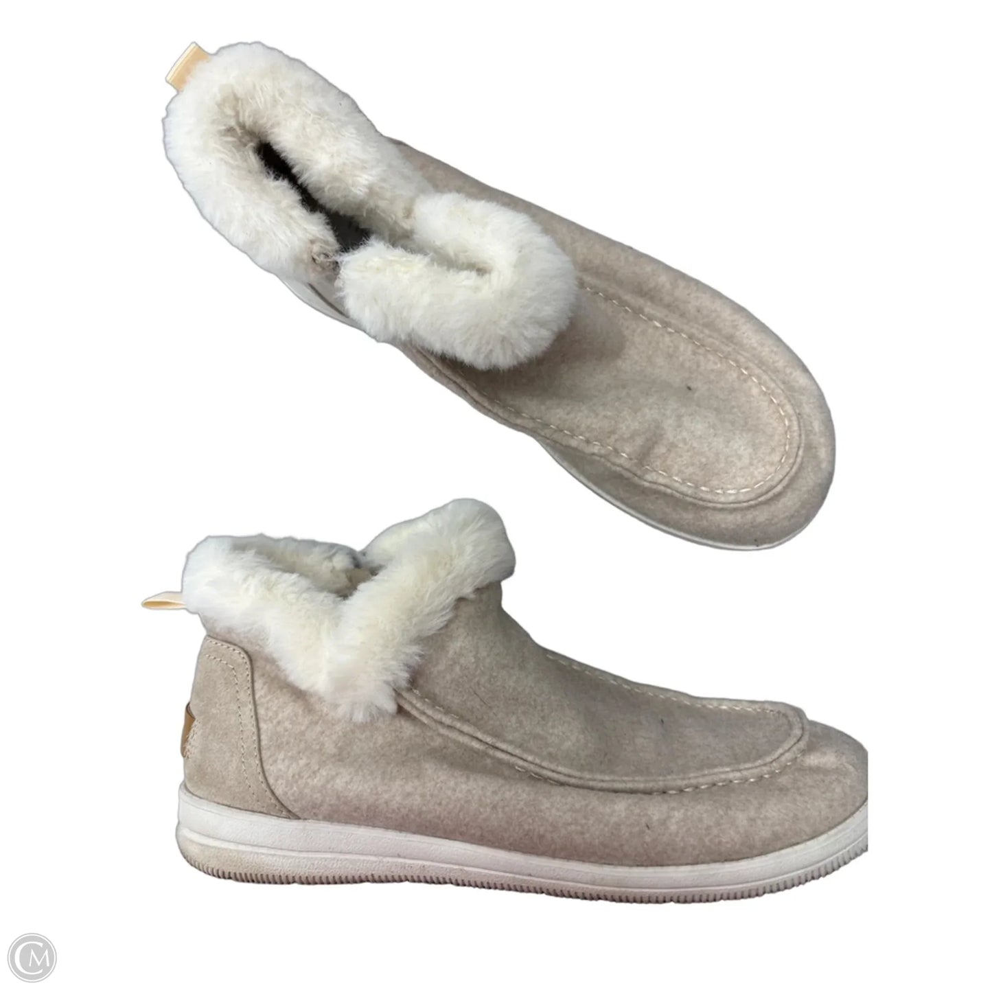 Shoes Flats By Falls Creek In Cream, Size: 10