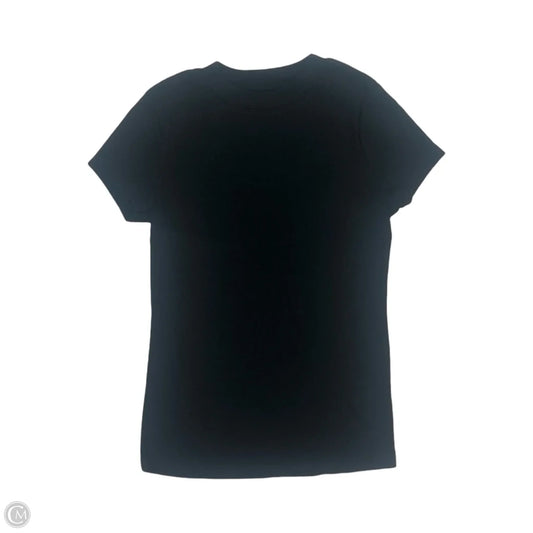 Top Short Sleeve Basic By A New Day In Black, Size: M
