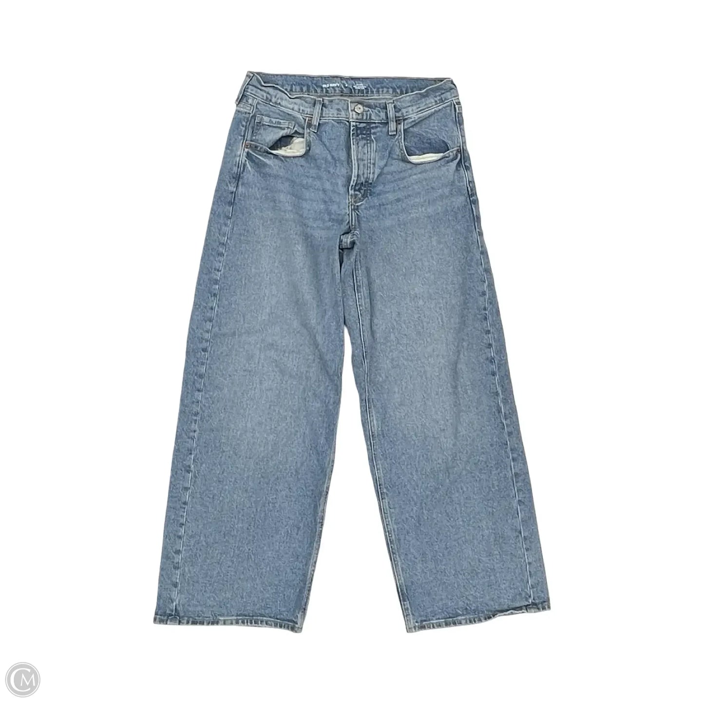 Jeans Wide Leg By Old Navy In Blue Denim, Size: 4