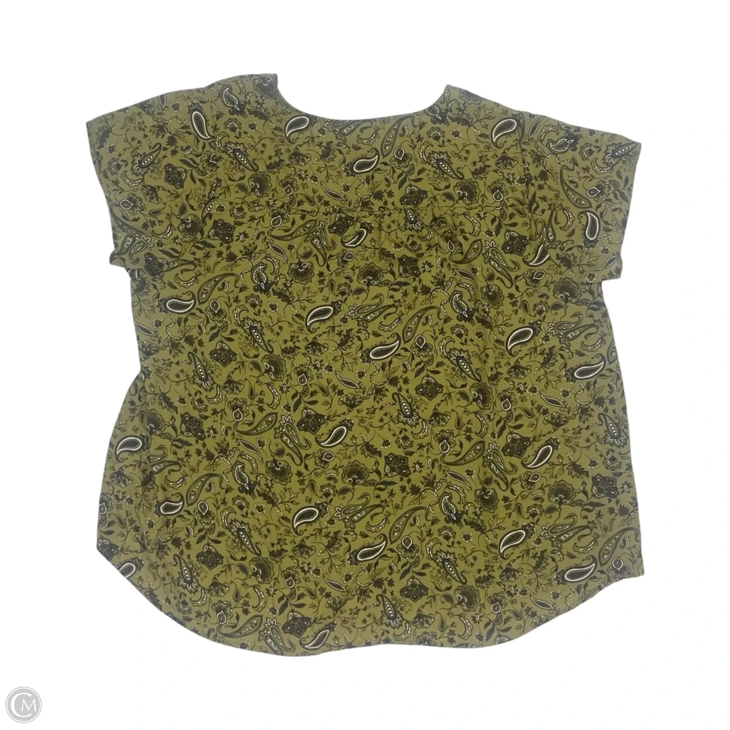 Blouse Short Sleeve By Torrid In Green, Size: 4x