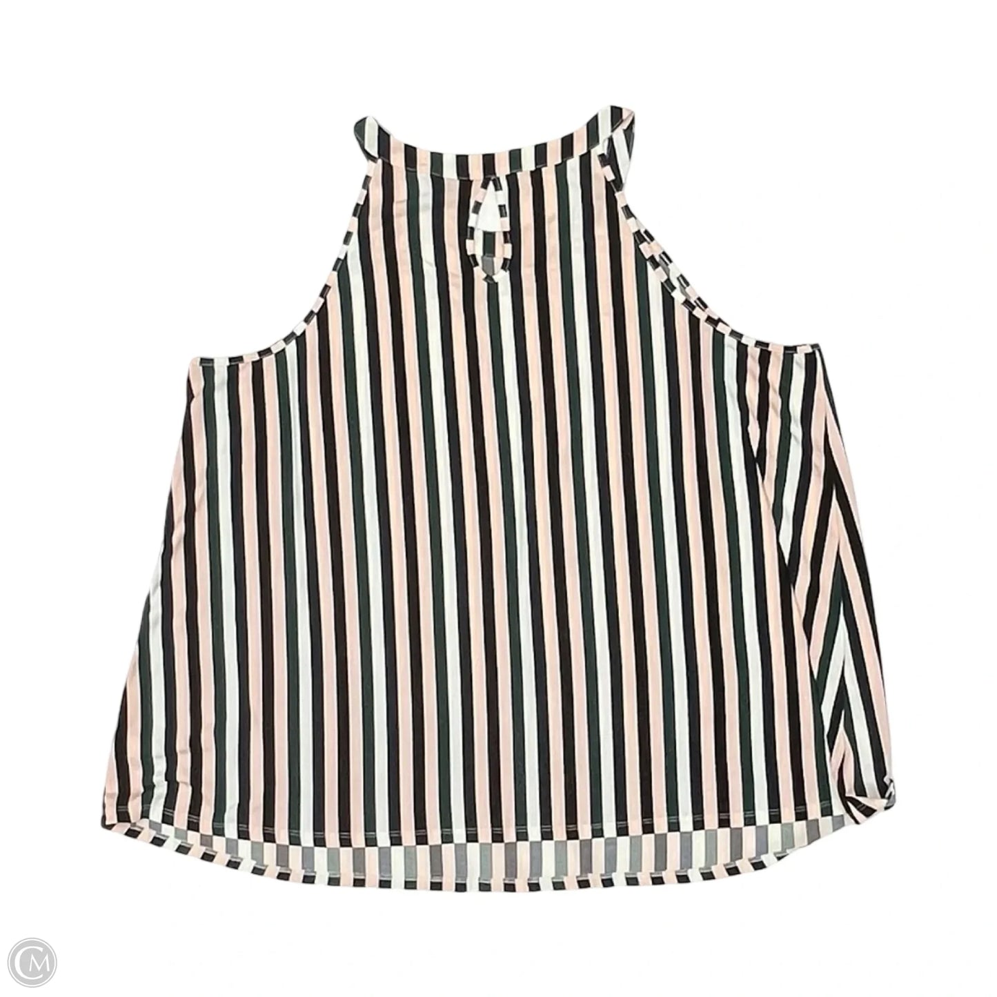 Blouse Sleeveless By Torrid In Striped Pattern, Size: 4x