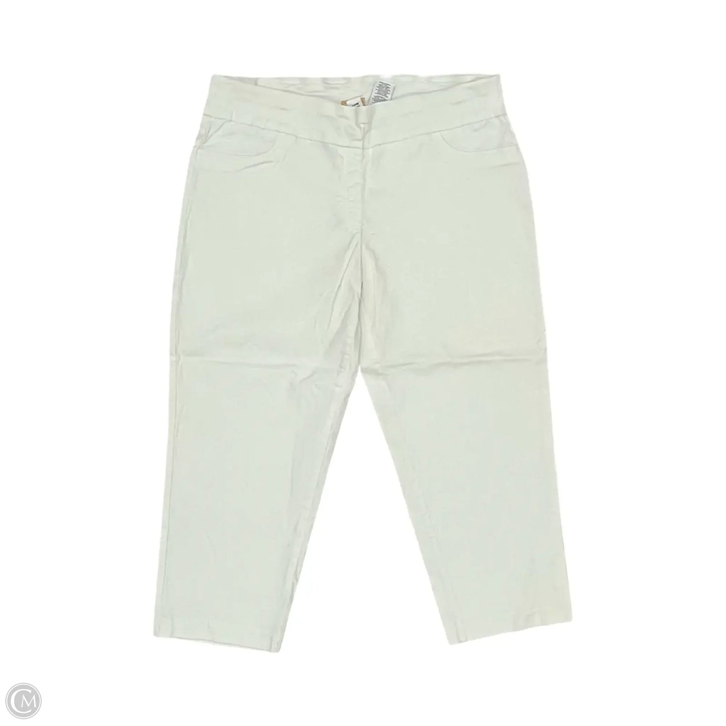Pants Cropped By Ruby Rd In White, Size: 24w