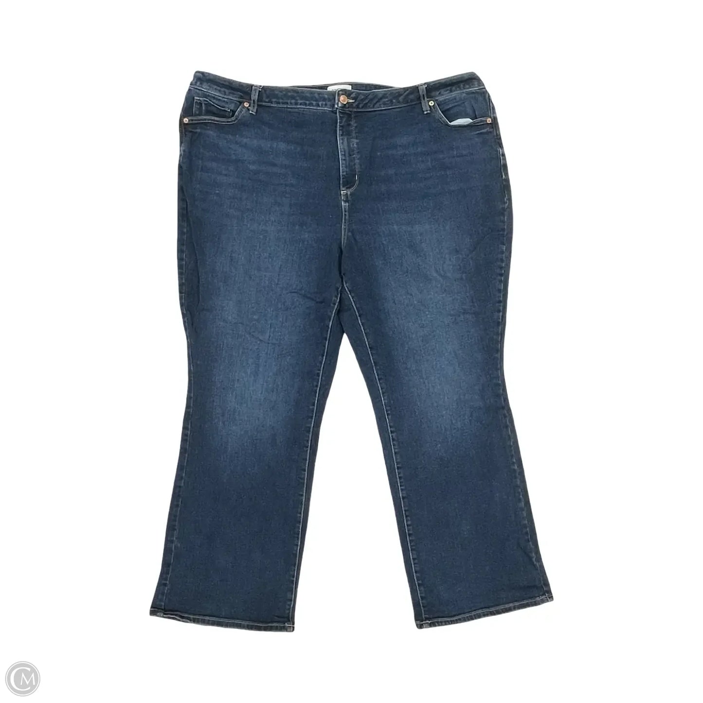 Jeans Straight By Sonoma In Blue Denim, Size: 26w