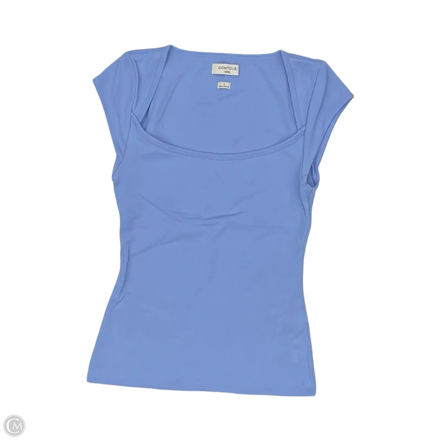 Top Short Sleeve By Aritzia In Blue, Size: S