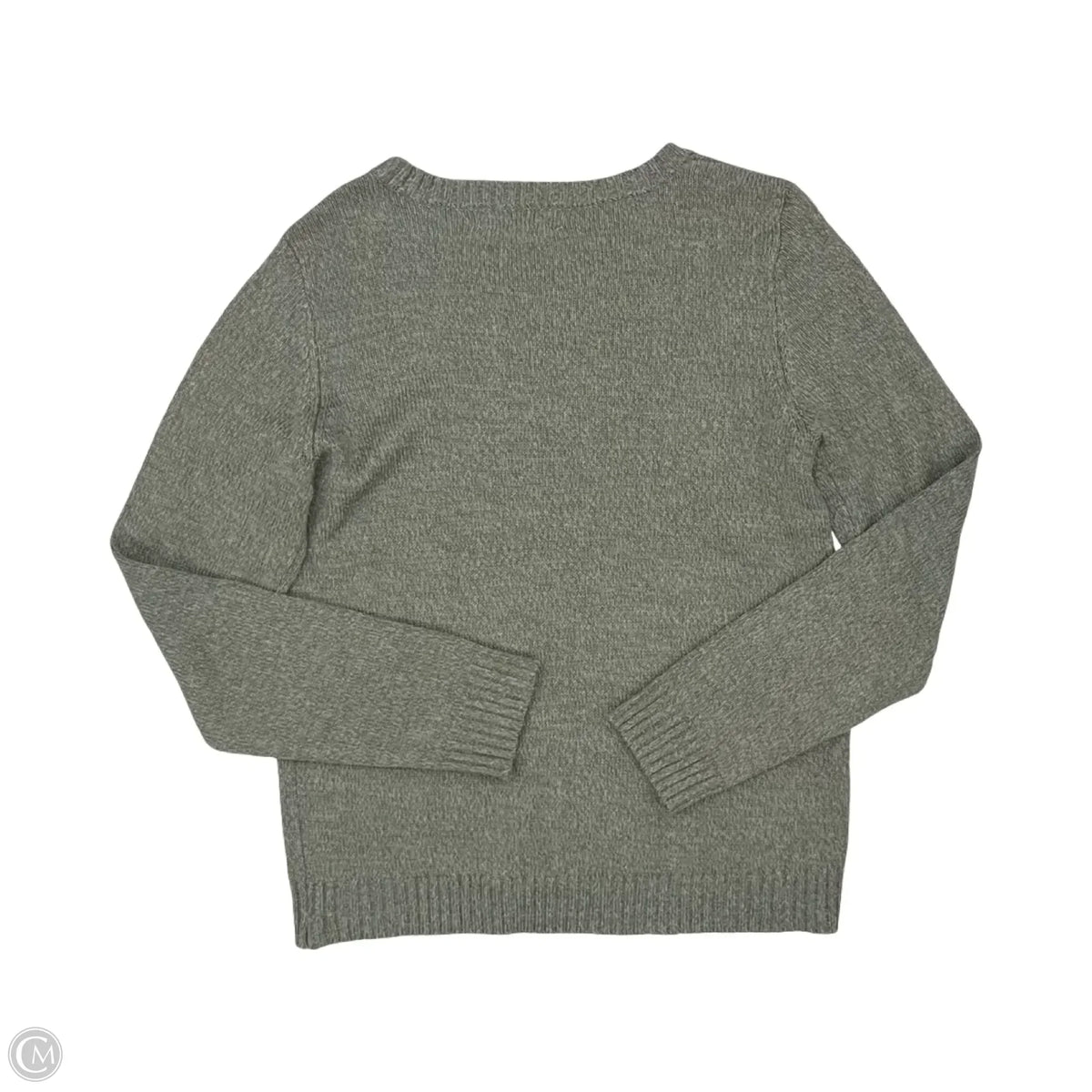 Sweater By Karen Scott In Grey, Size: L