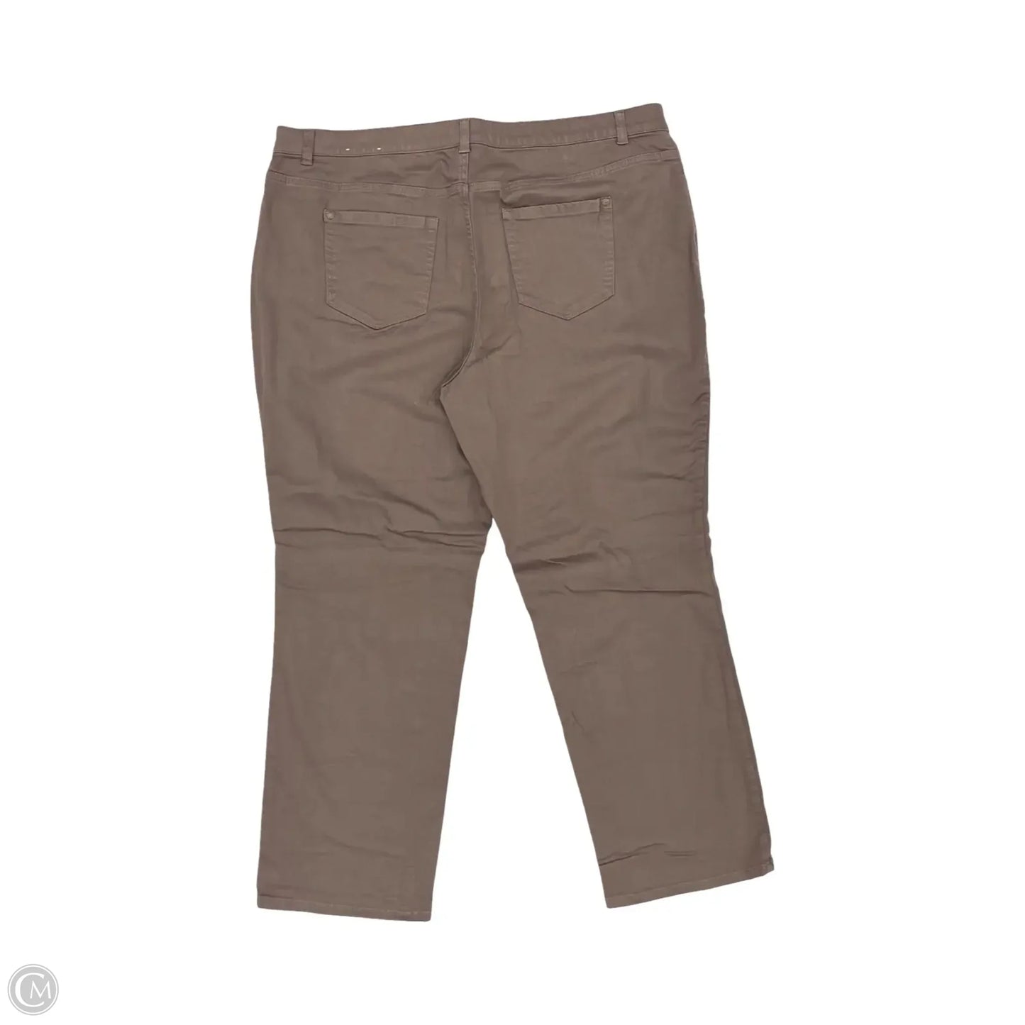 Pants Chinos & Khakis By Cj Banks In Brown, Size: 20w