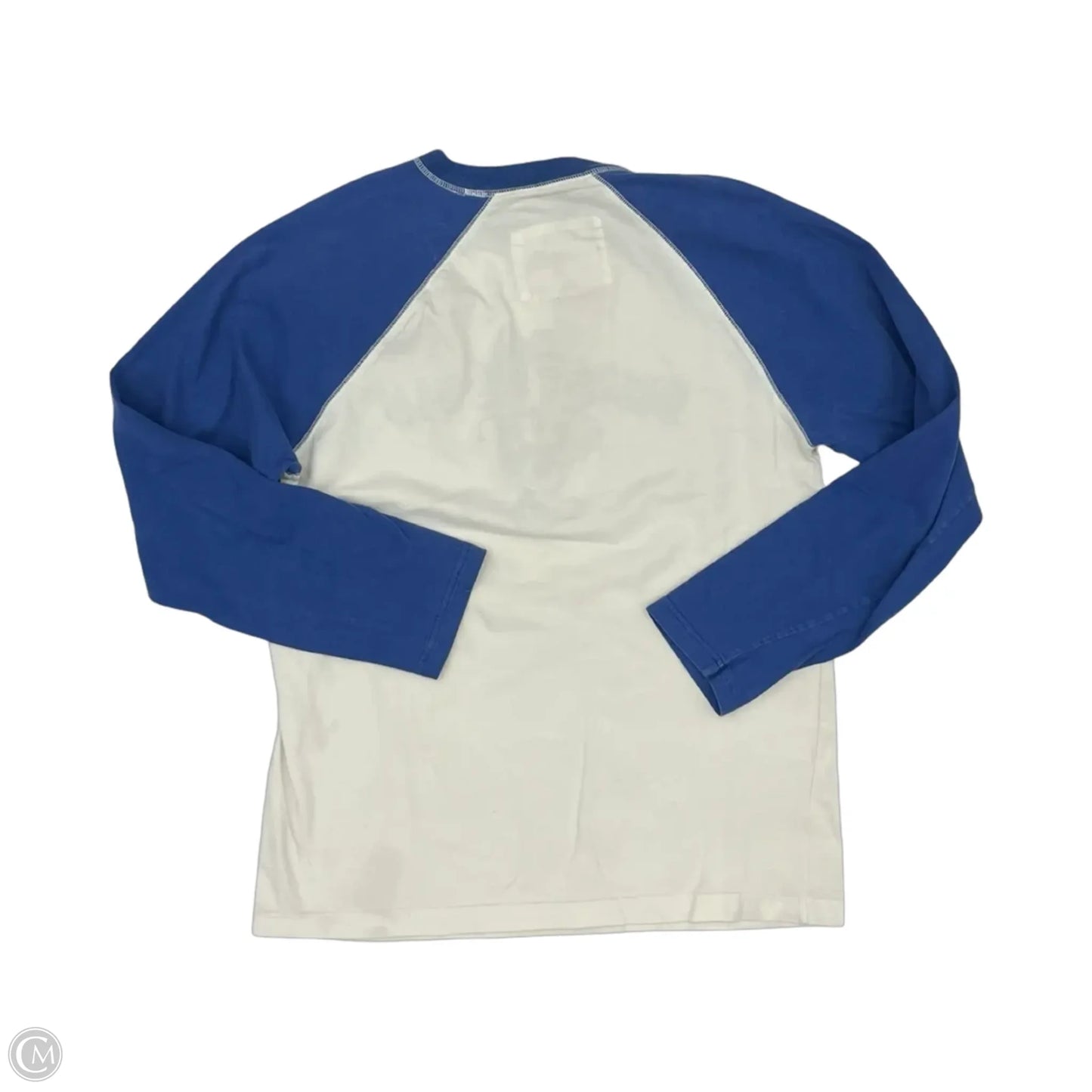 Top Long Sleeve By Disney Store In Blue & White, Size: M