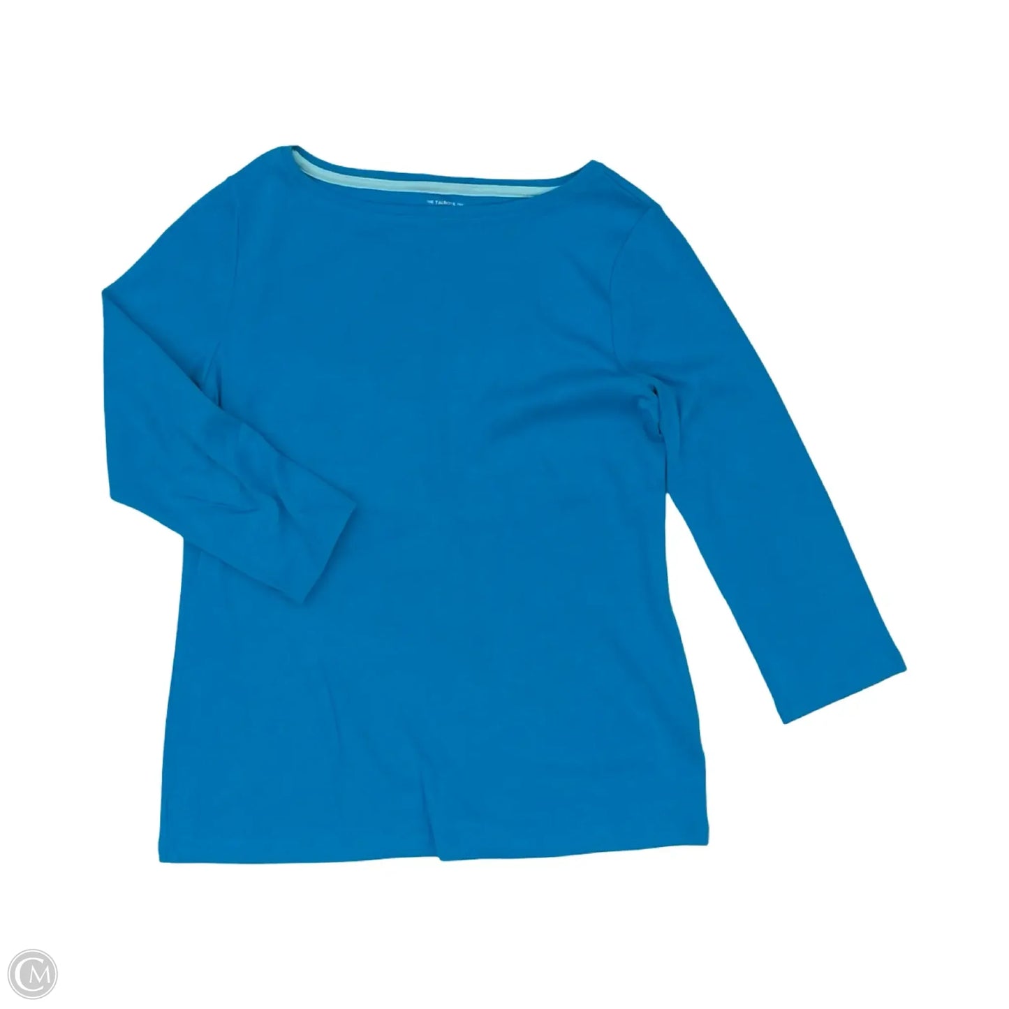 Top 3/4 Sleeve Basic By Talbots In Blue, Size: M