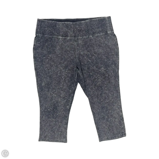 Athletic Leggings Capris By Livi Active In Grey, Size: 3x