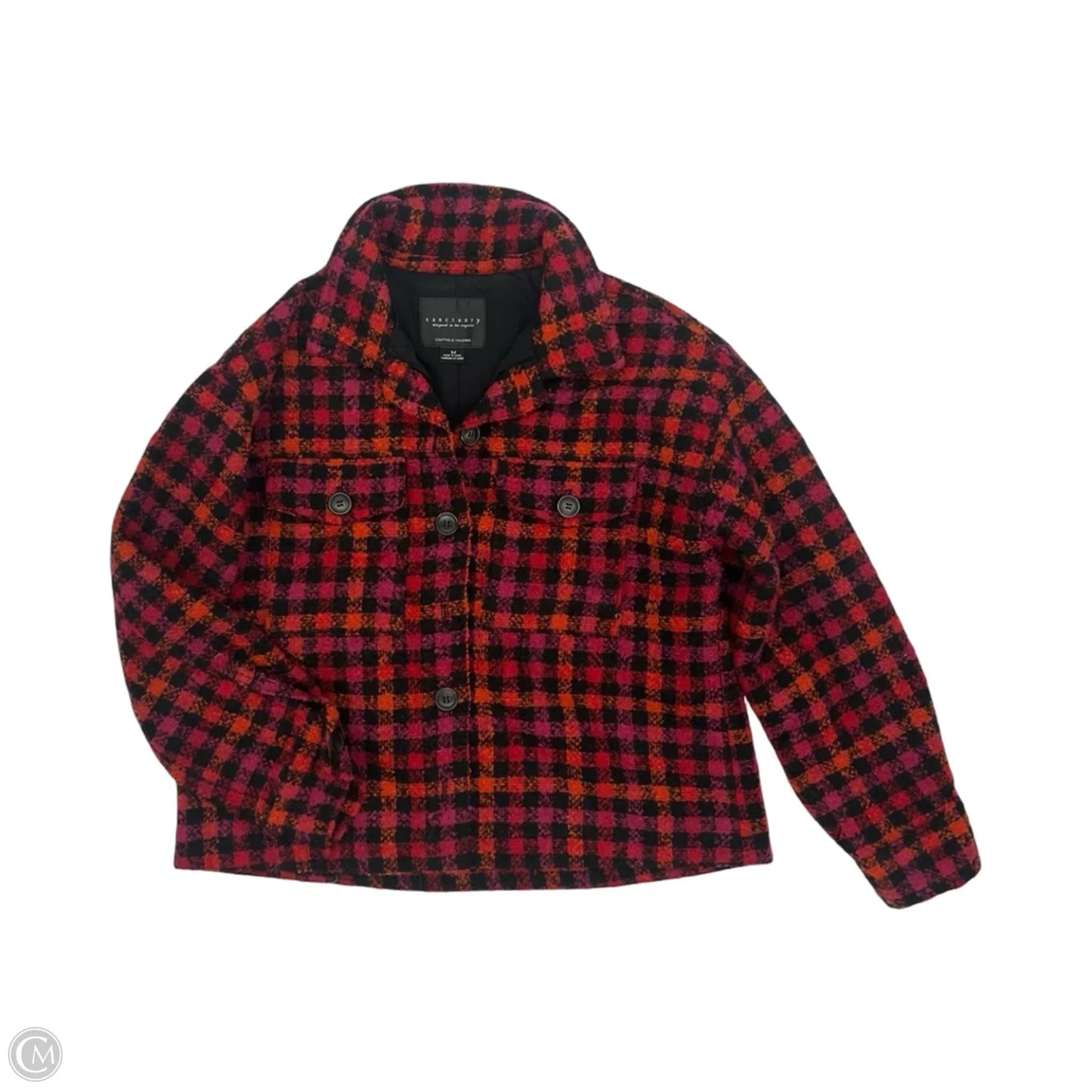 Jacket Other By Sanctuary In Black & Orange, Size: M