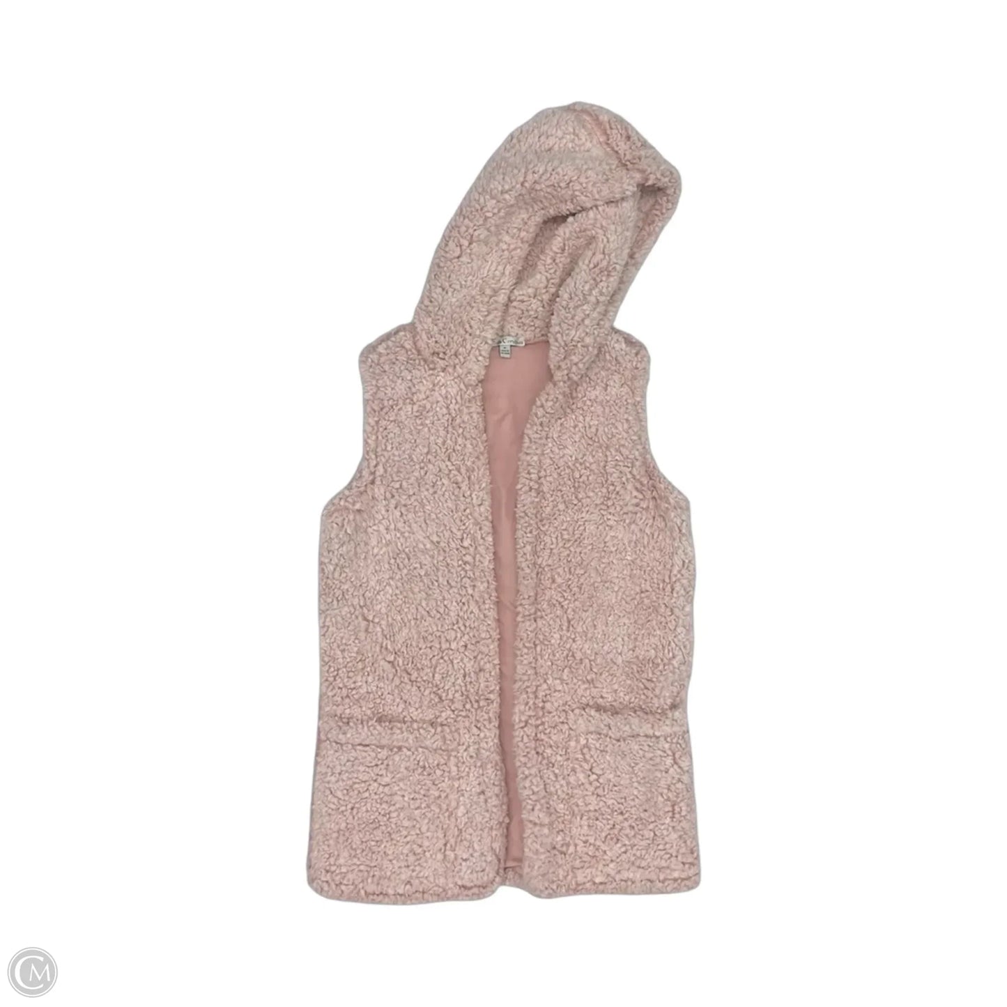 Vest Faux Fur & Sherpa By Moa Moa In Pink, Size: M