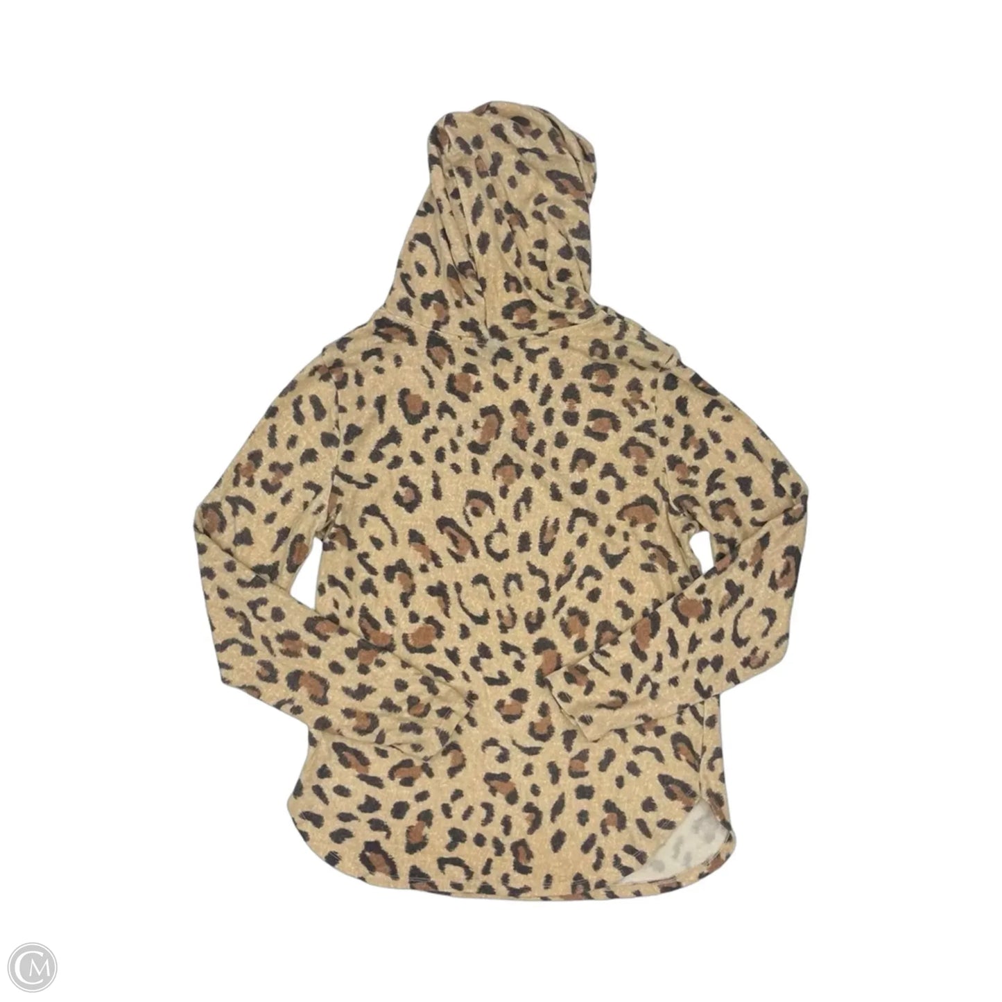 Top Long Sleeve By Bobeau In Animal Print, Size: L