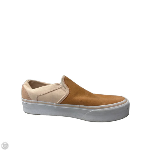 Shoes Sneakers Platform By Vans In Orange, Size: 9