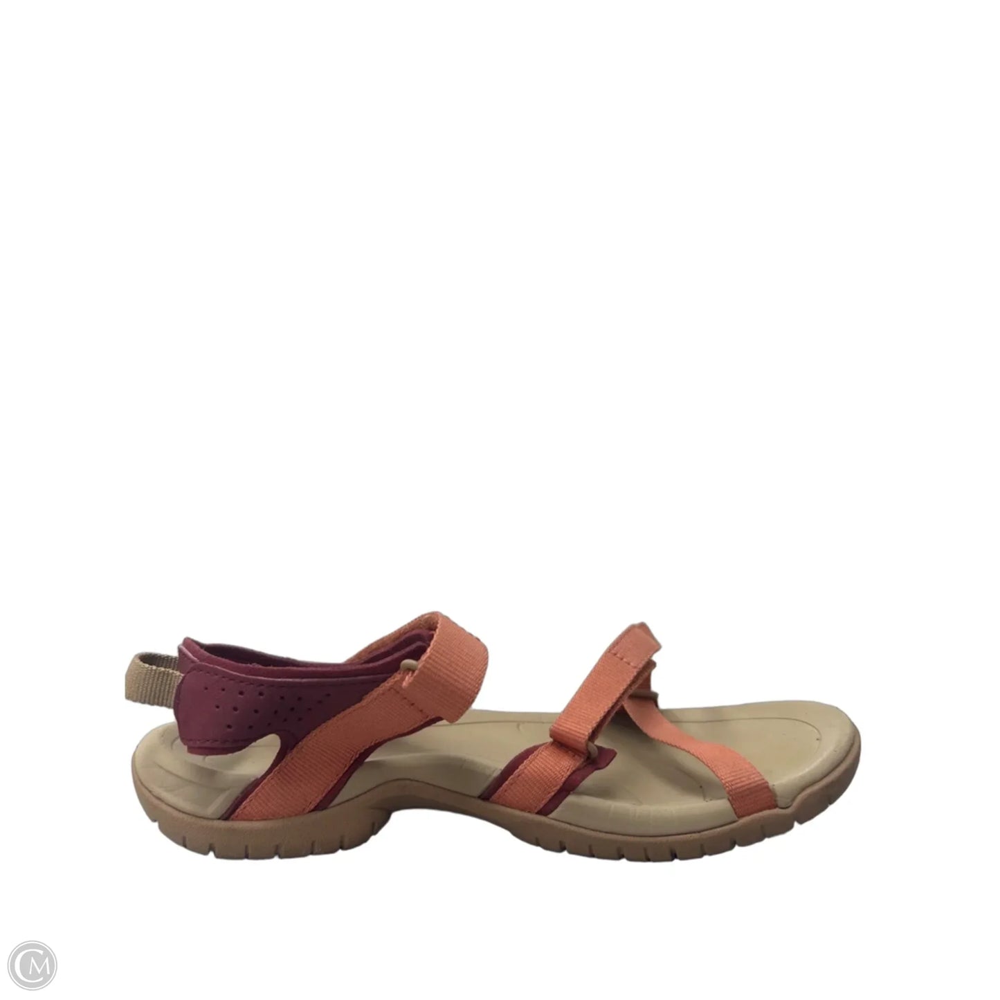 Sandals Flats By Teva In Orange, Size: 7.5