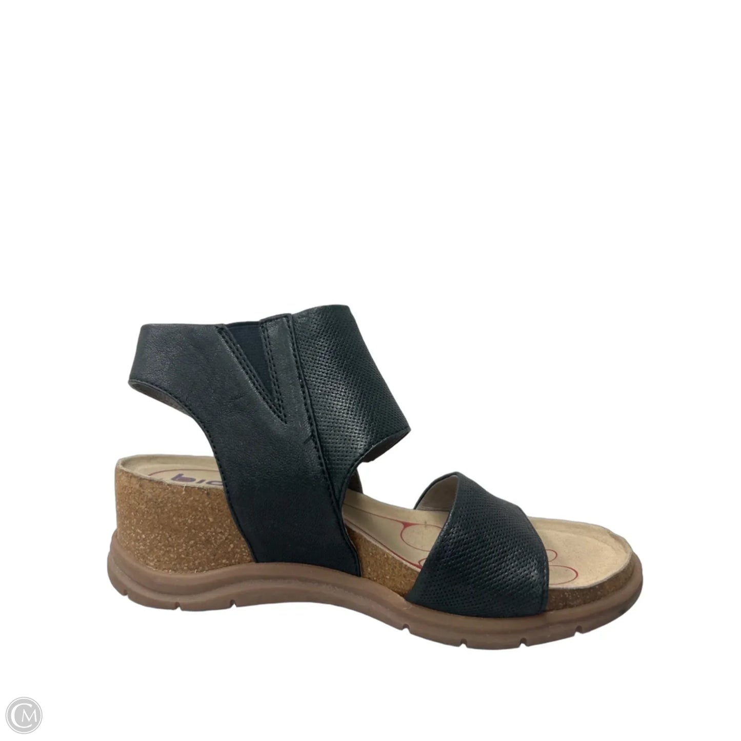 Sandals Heels Wedge By Cmc In Black, Size: 7