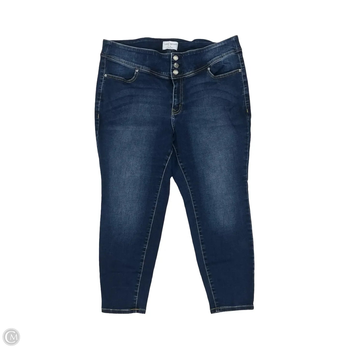 Jeans Skinny By Lane Bryant In Blue Denim, Size: 20