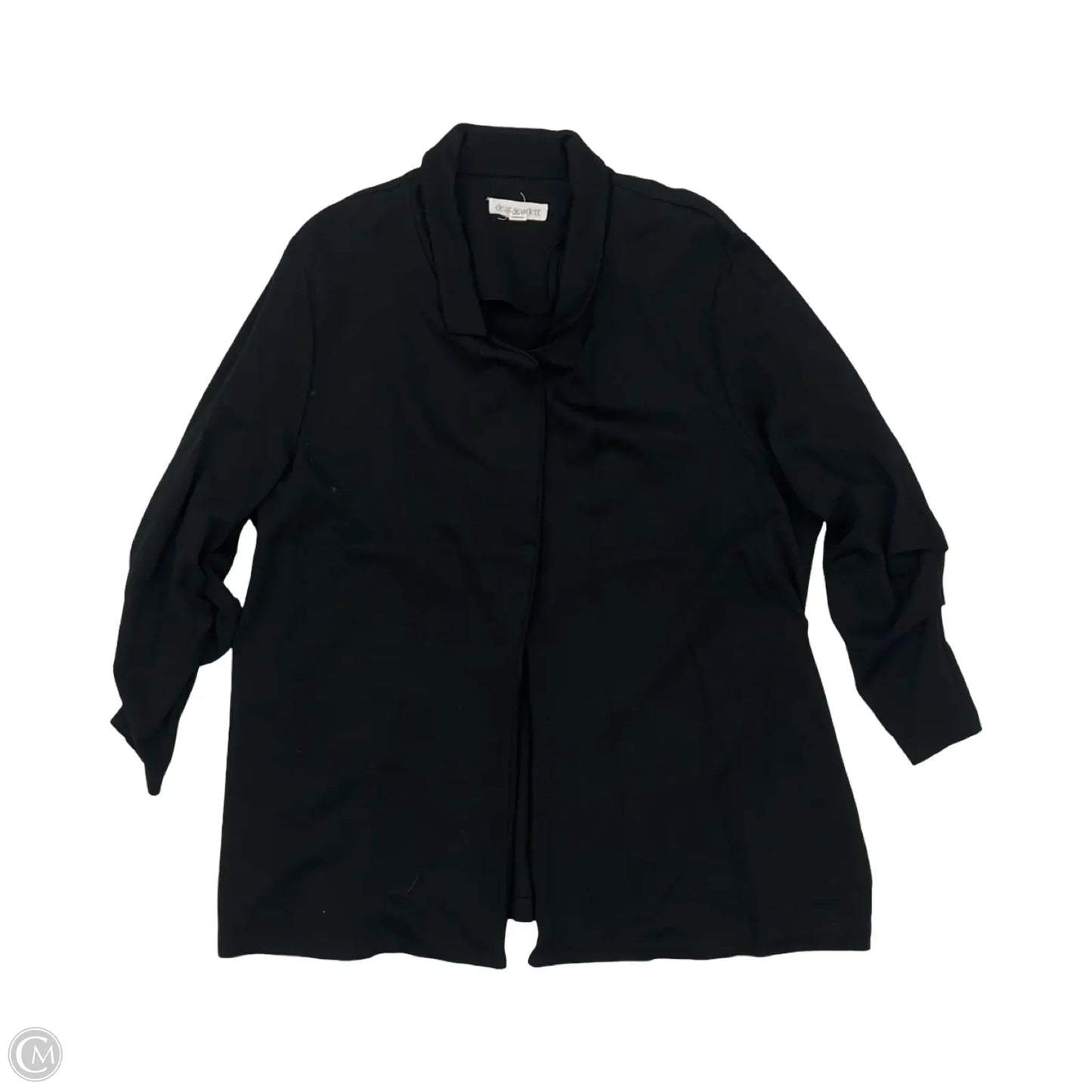 Blazer By Dear Scarlett In Black, Size: 2x