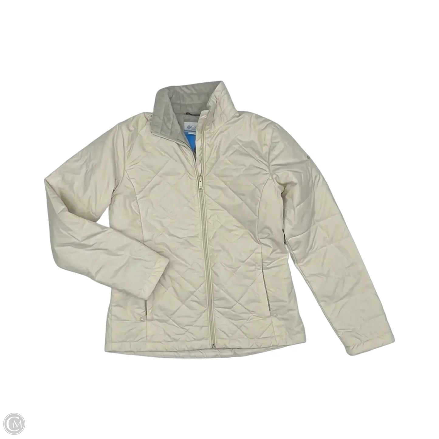 Jacket Puffer & Quilted By Columbia In Cream, Size: S