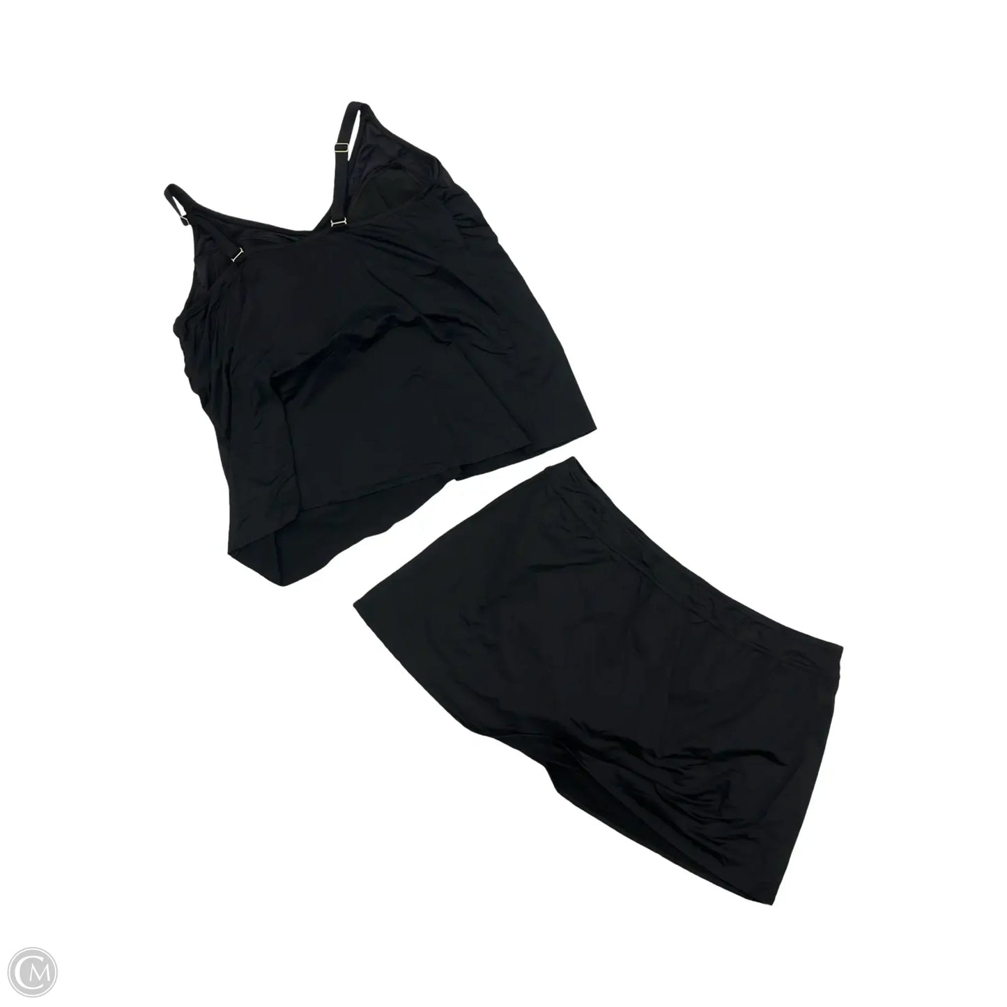 Swimsuit 2pc By Lands End In Black, Size: 2x