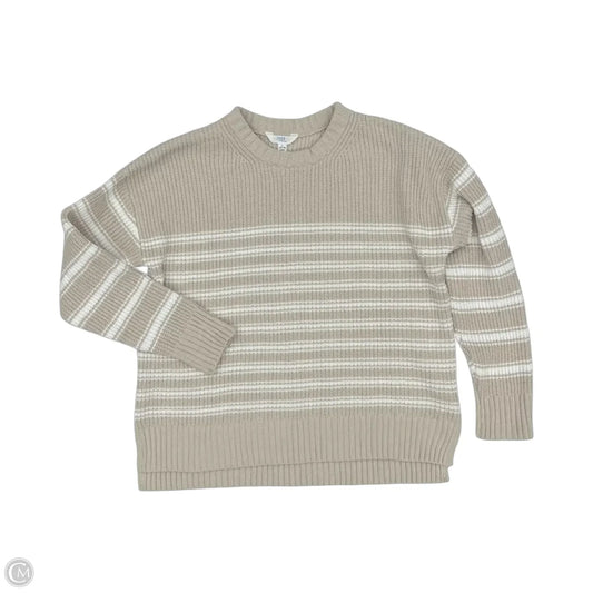 Sweater By Time And Tru In Cream, Size: L