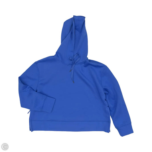 Athletic Sweatshirt Hoodie By Avia In Blue, Size: L