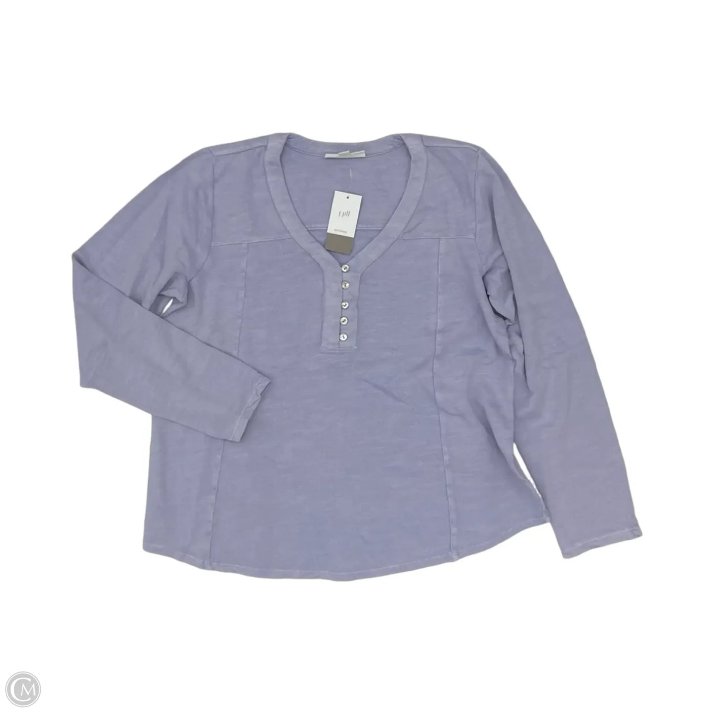 Top Long Sleeve By J. Jill In Purple, Size: L