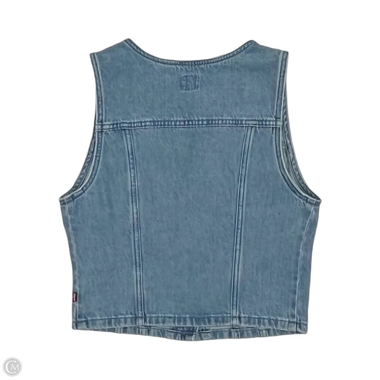 Vest Other By Levis In Blue Denim, Size: M