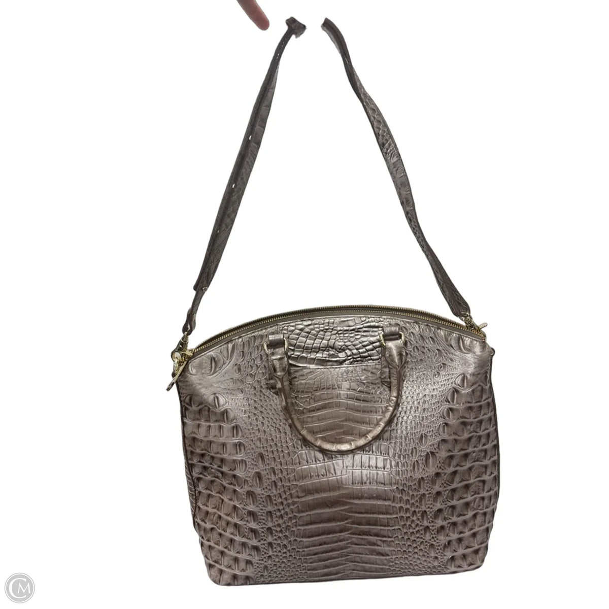 Handbag Designer By Brahmin, Size: Large