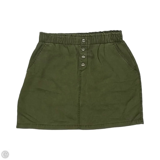 Skirt Mini & Short By Loft In Green, Size: M
