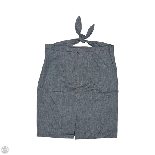 Skirt Mini & Short By Ann Taylor In Blue Denim, Size: 18