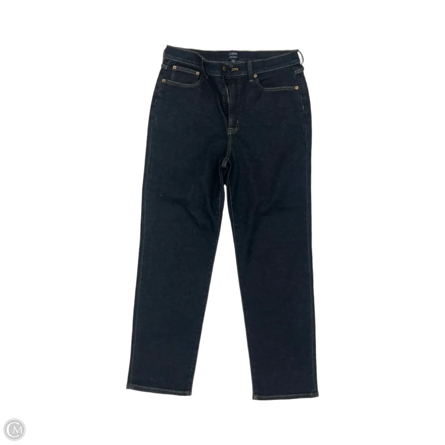 Jeans Straight By J. Crew In Blue Denim, Size: 8
