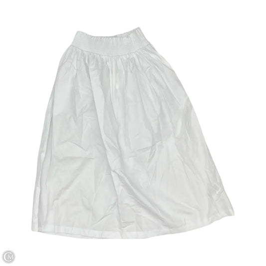 Skirt Midi By Calvin Klein In White, Size: M