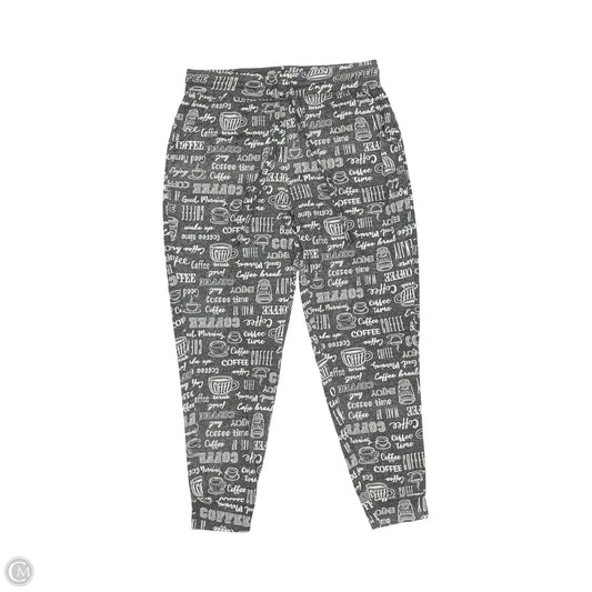 Pajama Pants By Secret Treasures In Grey & White, Size: L