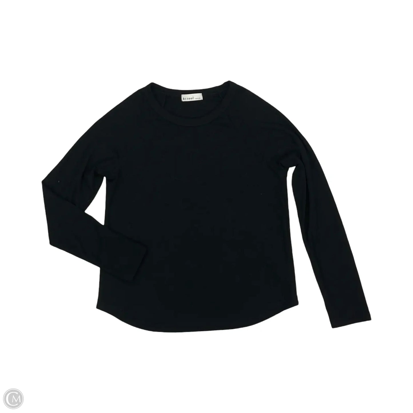 Top Long Sleeve By Be Cool In Black, Size: S