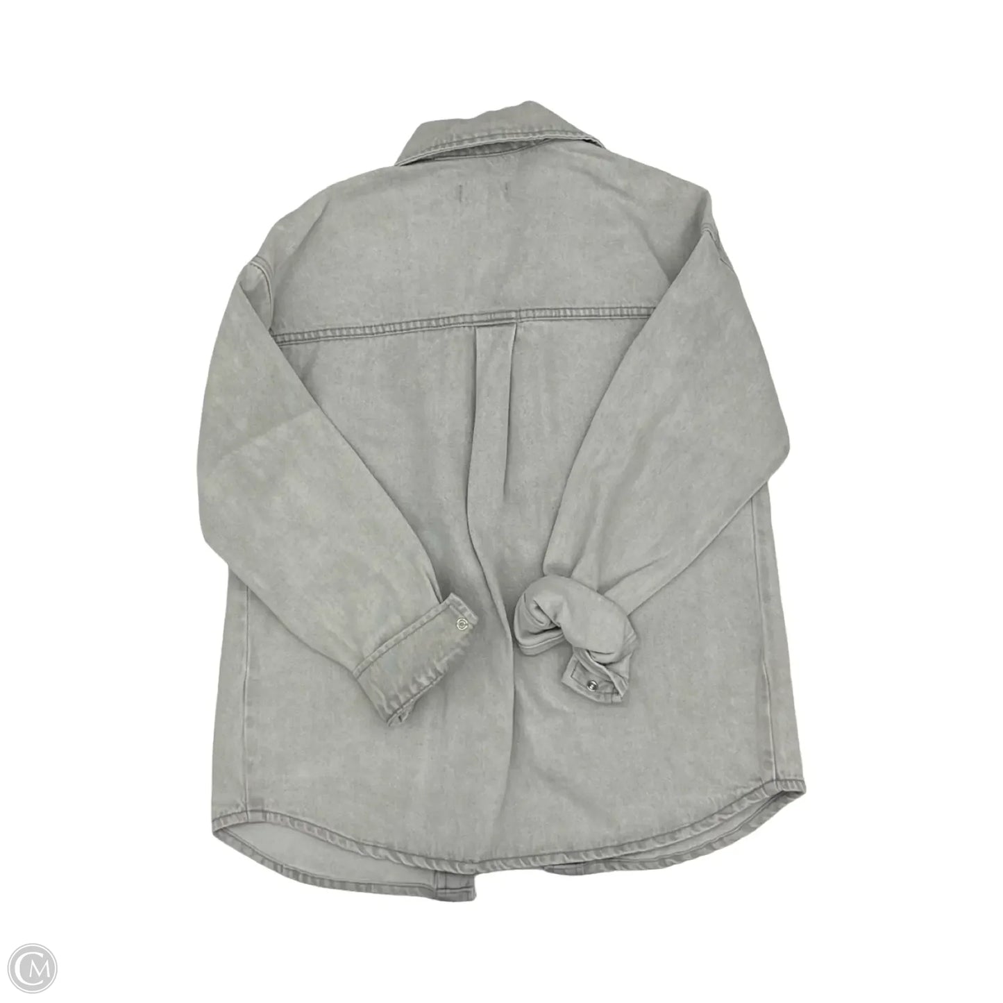 Jacket Denim By Thread And Supply In Grey Denim, Size: S