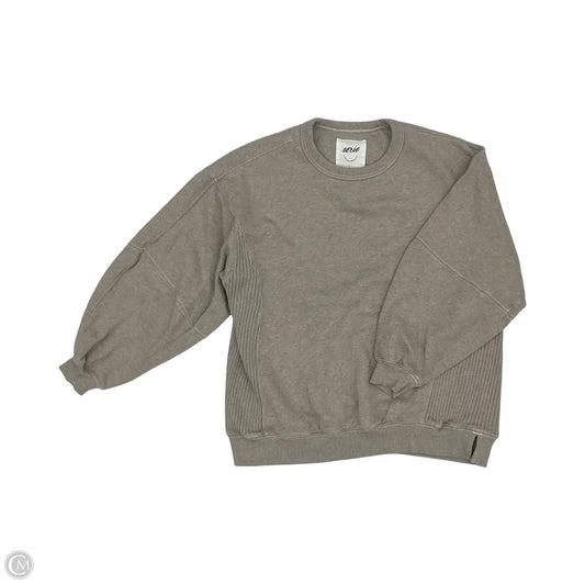 Sweatshirt Crewneck By Aerie In Tan, Size: Xs