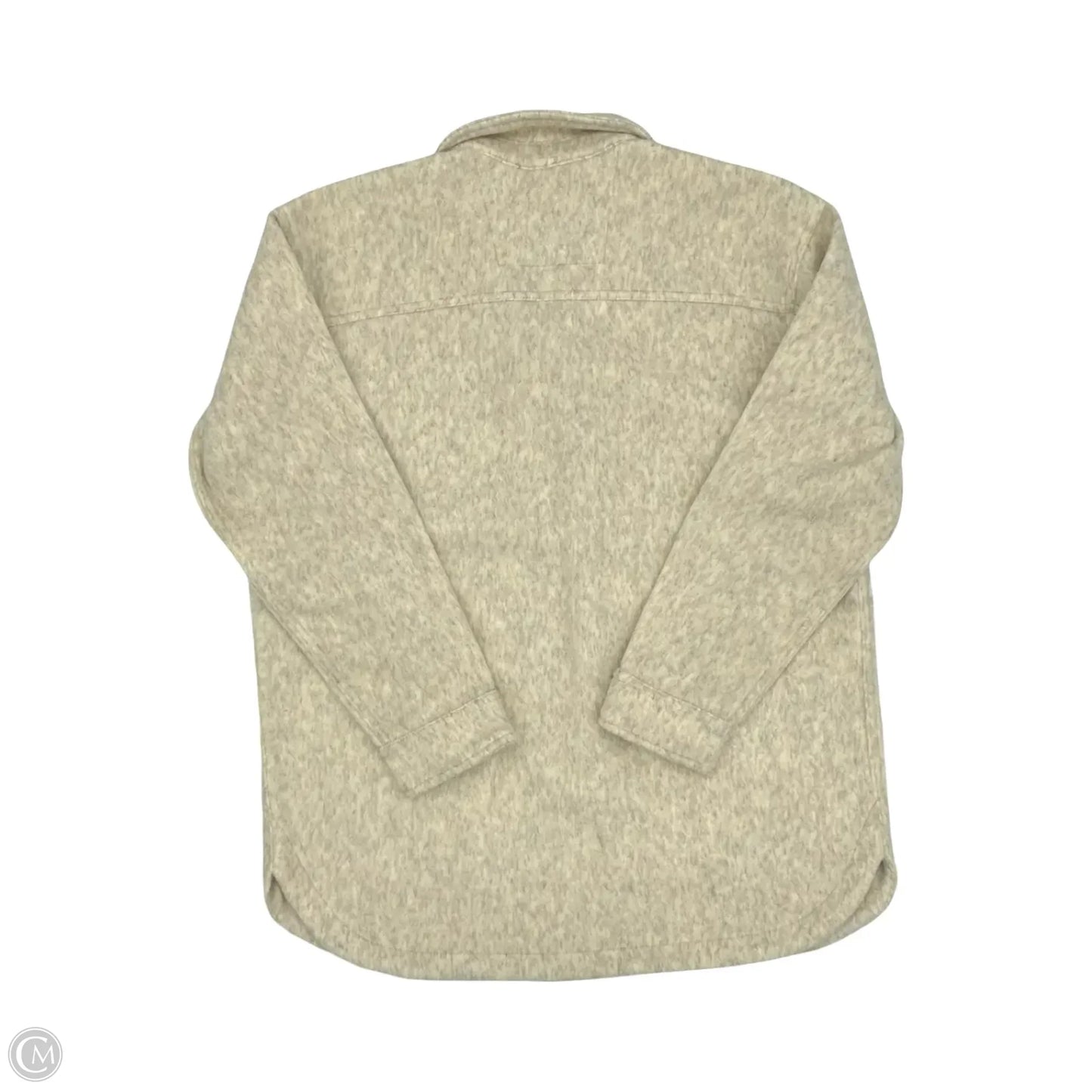 Jacket Shirt By Carhartt In Tan, Size: M