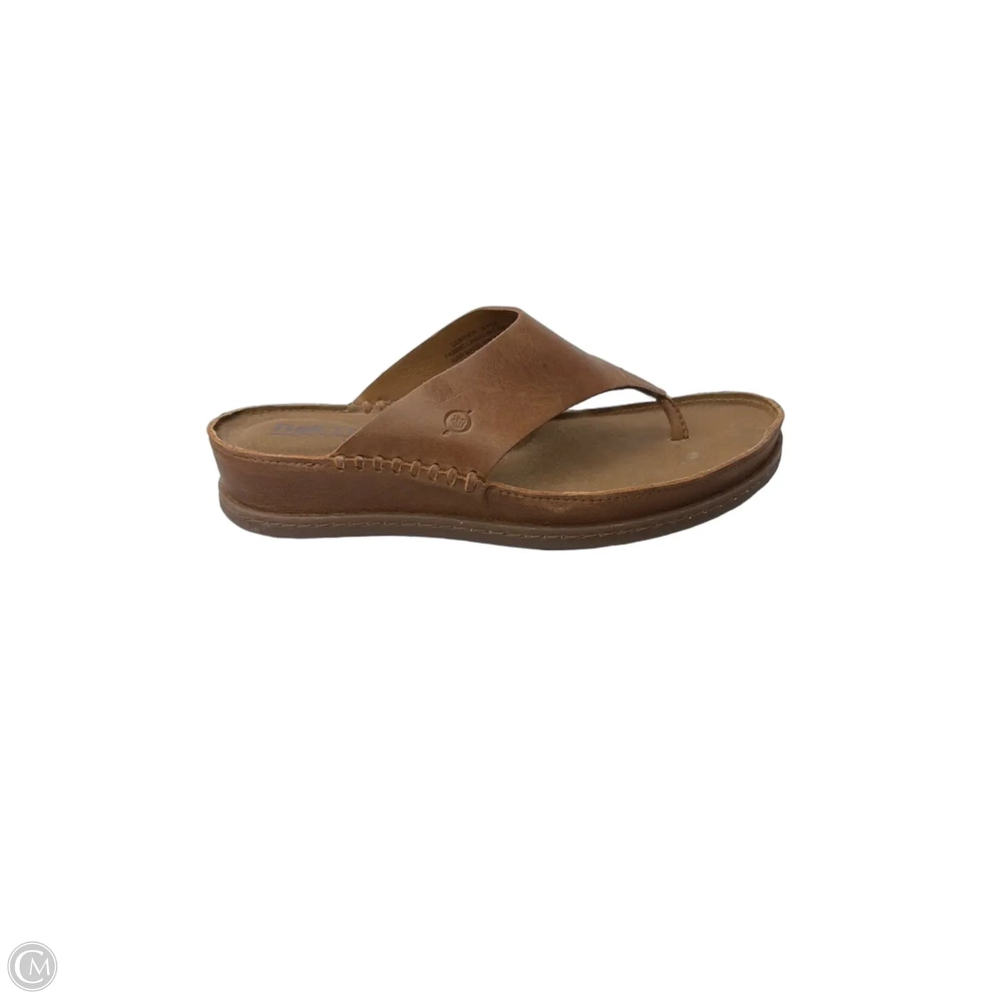 Sandals Flip Flops By Born In Brown, Size: 9