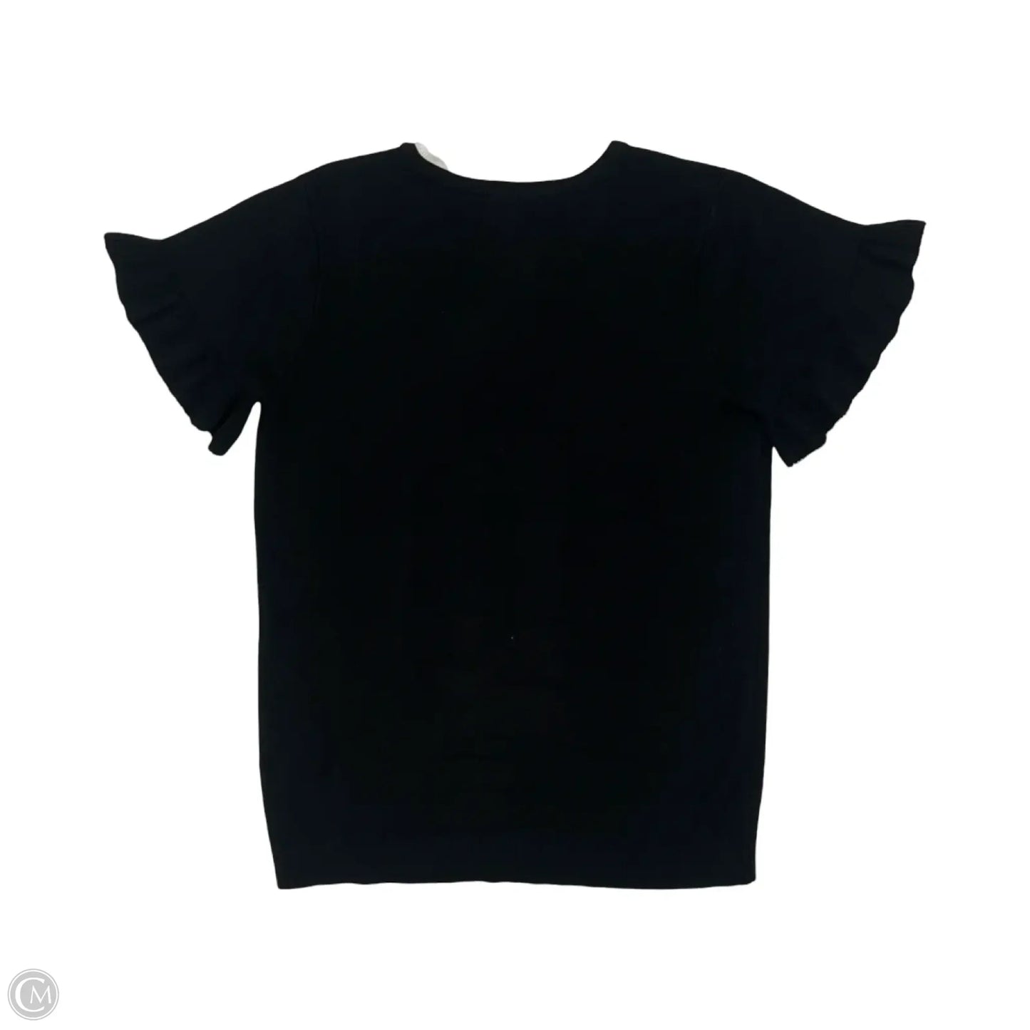 Sweater Short Sleeve By Evolution In Black, Size: Xs