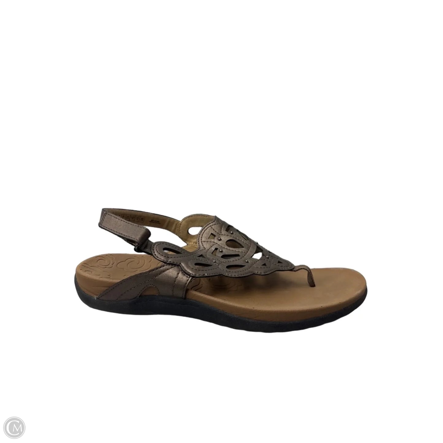 Sandals Flats By Rockport In Bronze, Size: 8