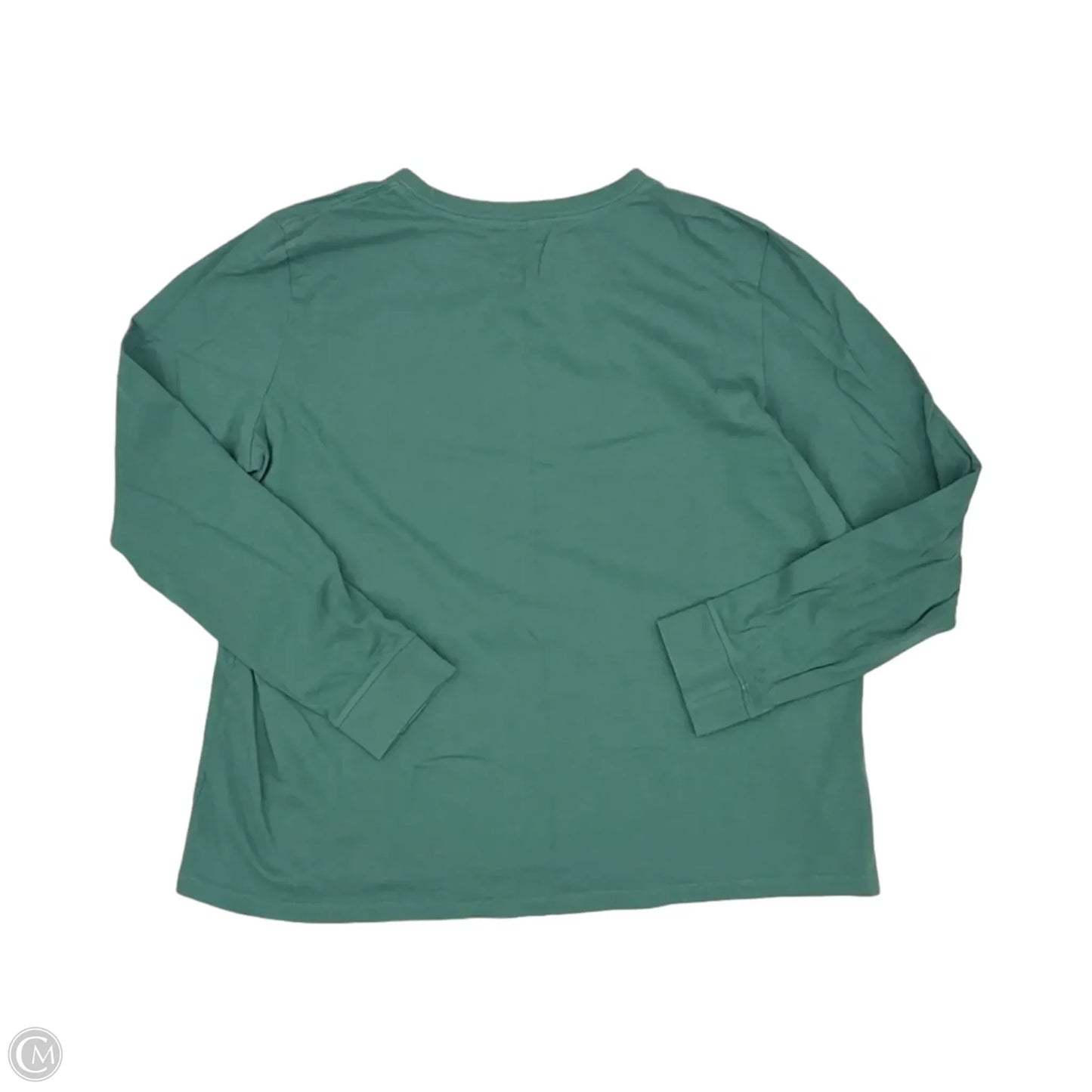 Top Long Sleeve By Life Is Good In Green, Size: Xxl