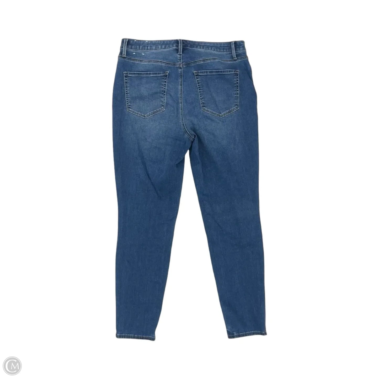 Jeans Skinny By Talbots In Blue Denim, Size: 12