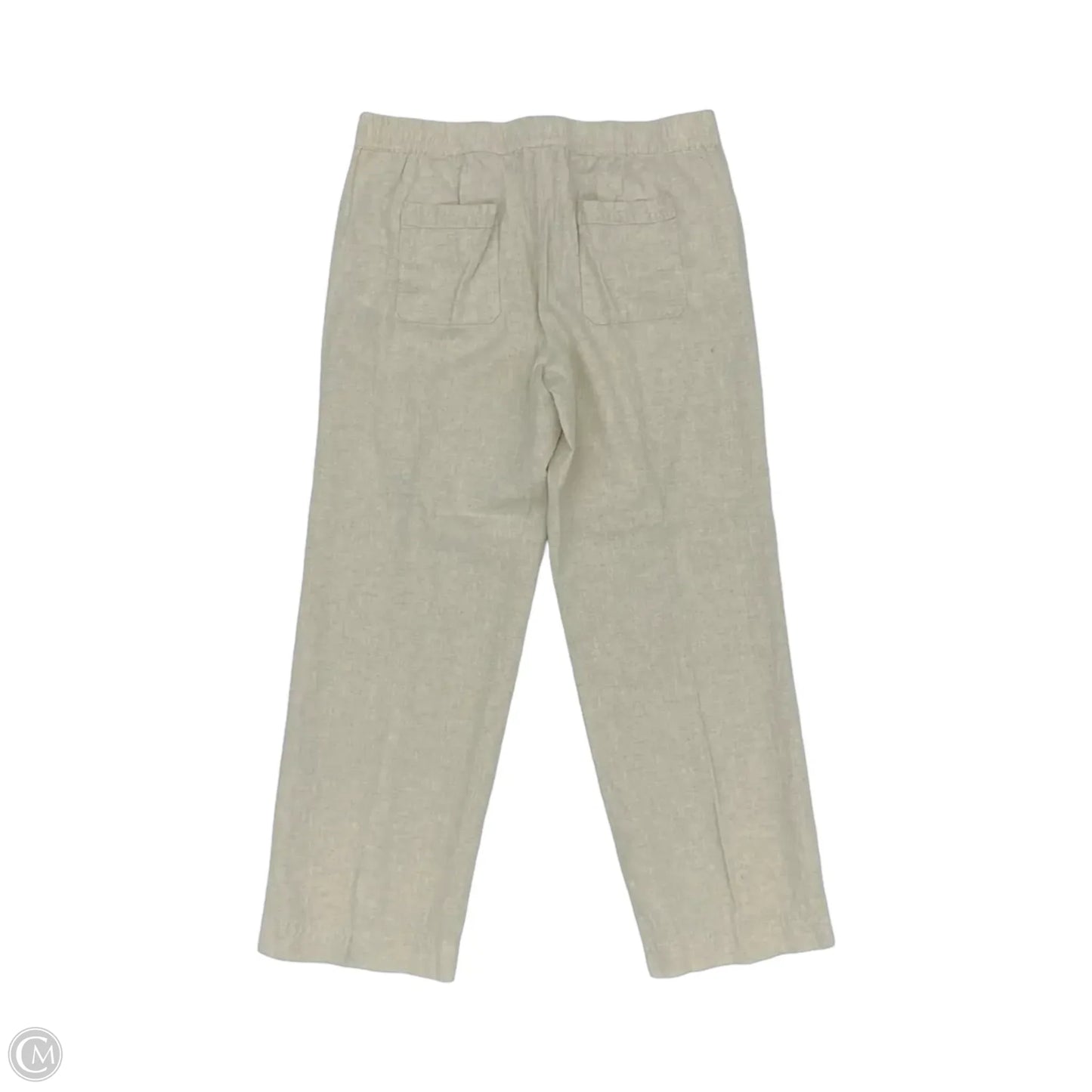 Pants Linen By Talbots In Tan, Size: 14