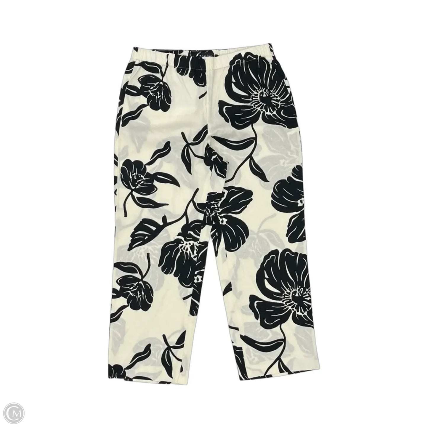 Pants Other By Talbots In Black & Cream, Size: L