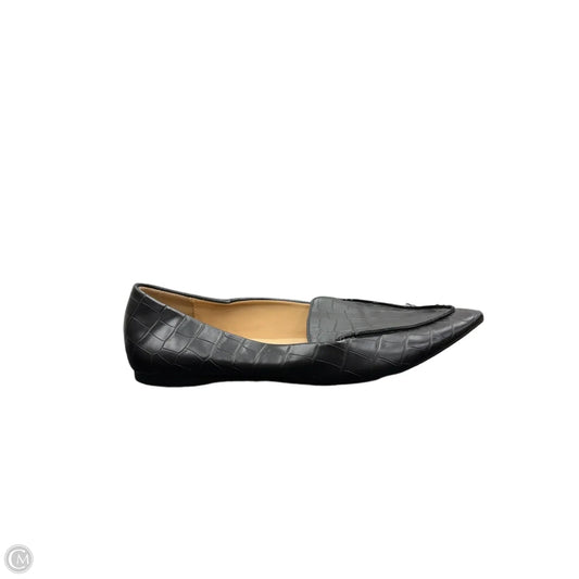 Shoes Flats By Cato In Black, Size: 11