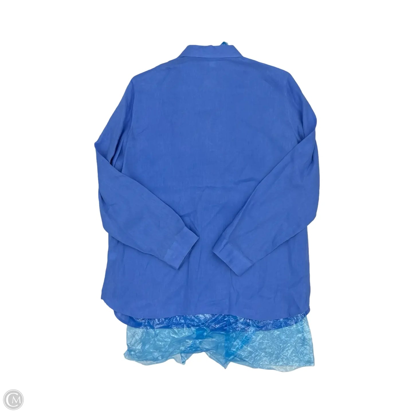 Blouse Long Sleeve By J. Jill In Blue, Size: M