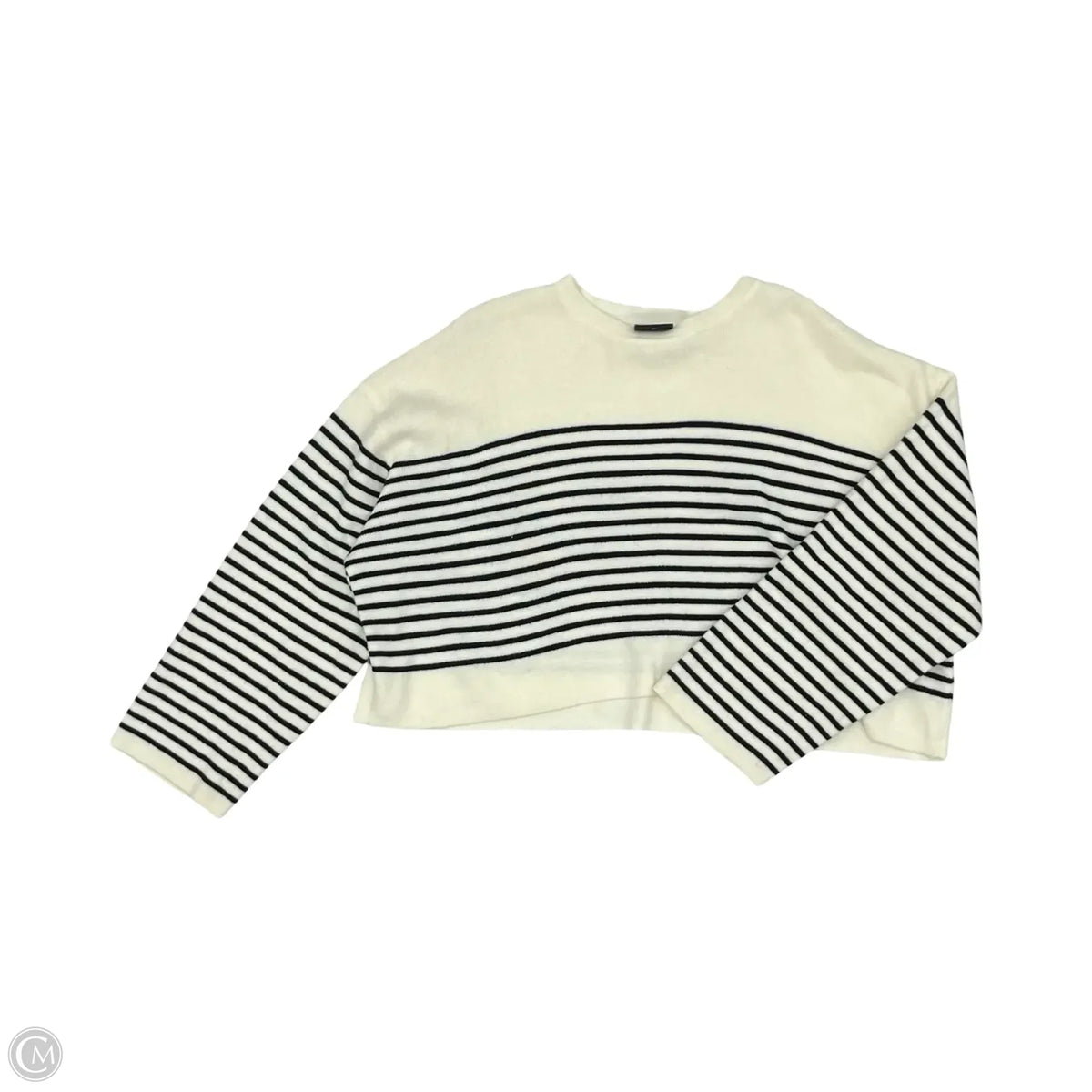 Sweater By Miou Muse In Black & Cream, Size: M