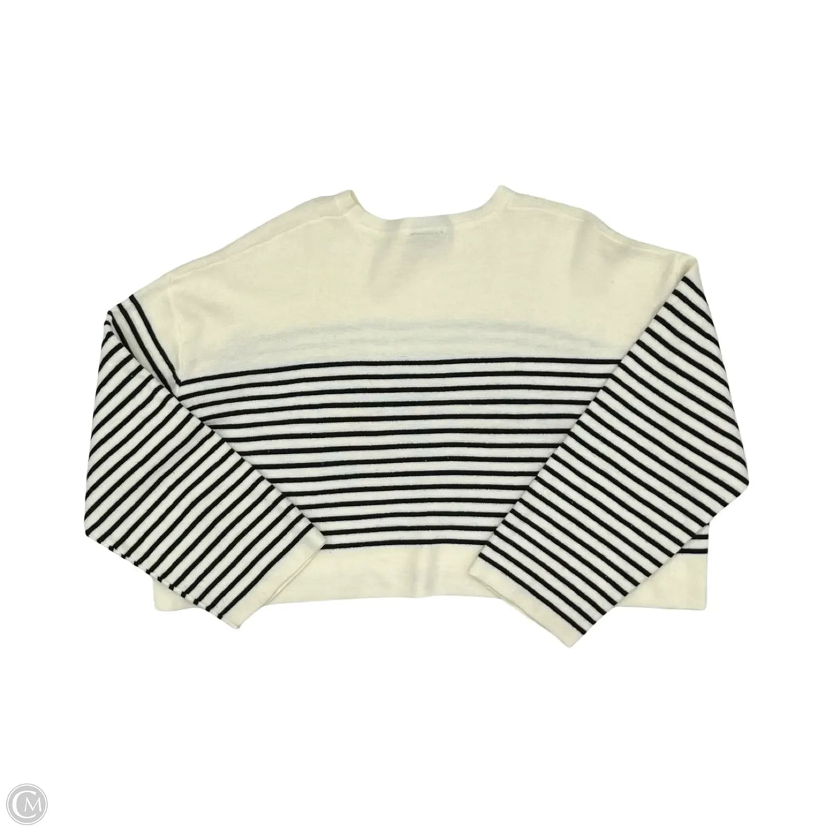 Sweater By Miou Muse In Black & Cream, Size: M
