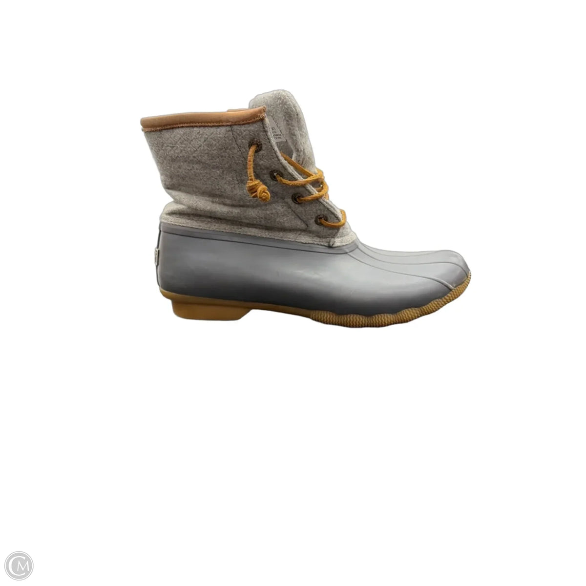 Boots Ankle Flats By Sperry In Grey, Size: 9