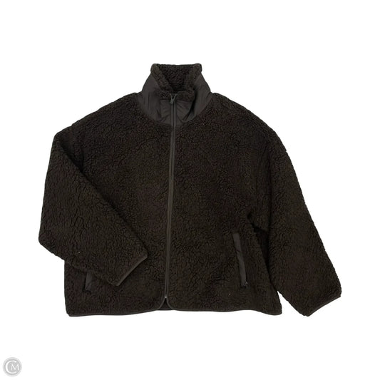 Jacket Fleece By Athleta In Brown, Size: Xl